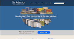 Desktop Screenshot of airinds.com